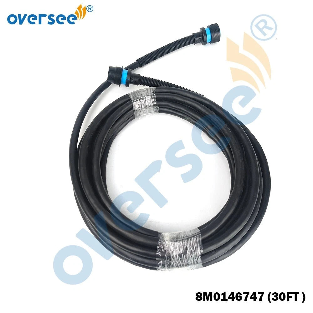 30FT Low Loss Data Cable Harness for Mercury Outboard (8M0146747)