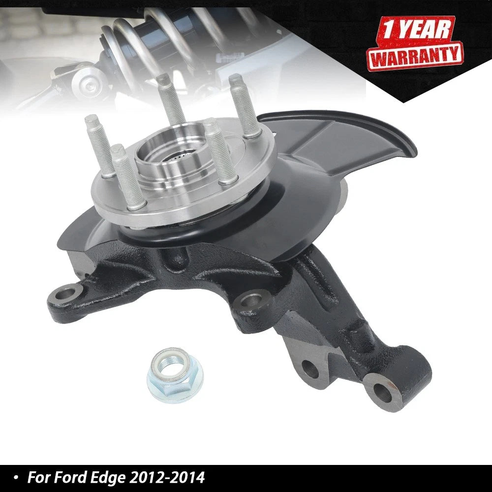 Front Passenger Side Steering Knuckle Wheel Hub Bearing Assembly for Ford (2011–2014)
