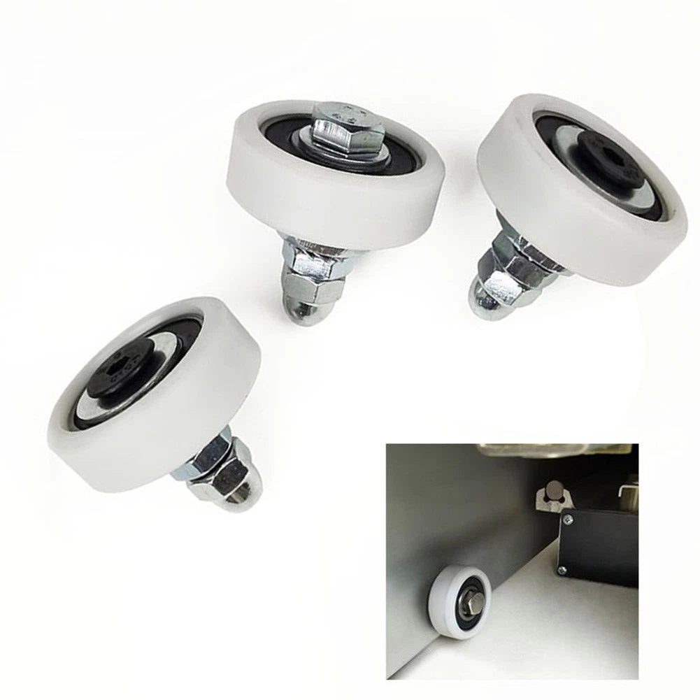 Adjustable Eccentric Wheel for Sliding Table Saw