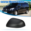 Matte Black Rearview Mirror Cap Left Side Replacement for Mercedes Vito W447 (2015–2023)