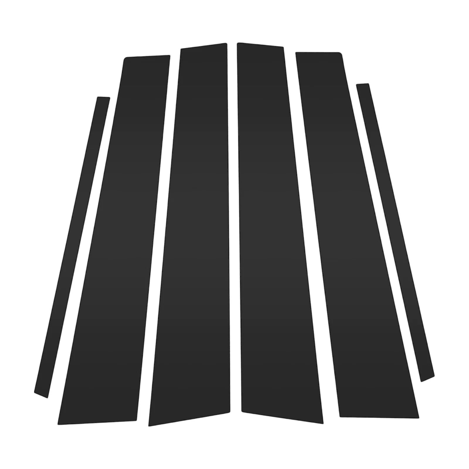 6 Pcs Door Pillar Window Trim Replacement for Hyundai Tucson IX35 (2016–2021)