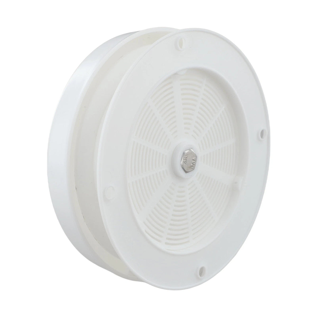 Mushroom Vent Cover for RV Roofs and Trailers (4 Screw Hole Installation)
