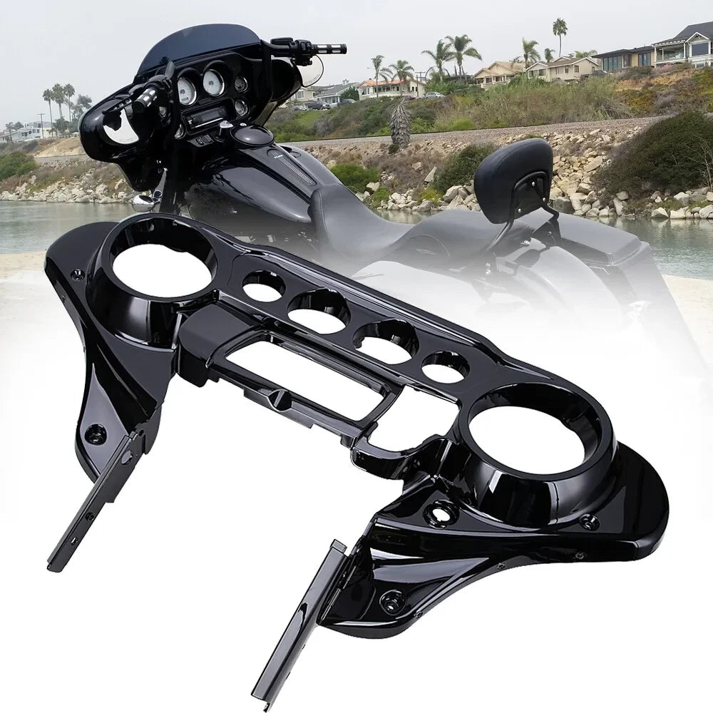 Black Inner Fairing Speedometer Cover for Harley Electra Glide (2014–2023)