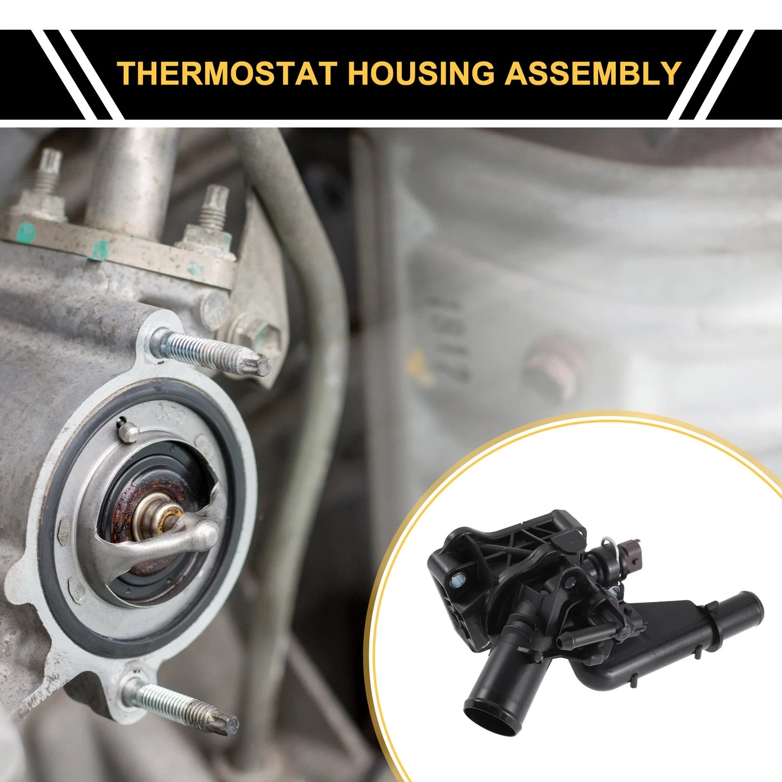 Engine Coolant Thermostat Housing Assembly for Jeep Compass (2020–2021)