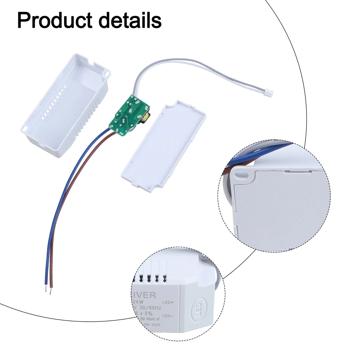 LED Ceiling Light Driver AC180-265V 50/60Hz DC90-140V 240mA