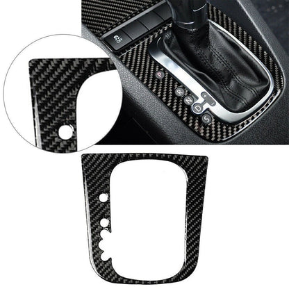 Gear Shift Panel Cover for Volkswagen Golf 6 MK6 (2008–2012) Red Carbon