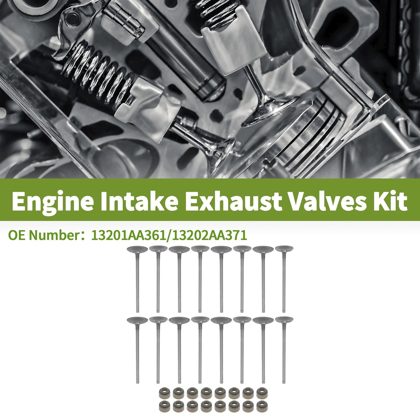 Engine Intake Exhaust Valves Kit for Subaru Outback 2.5 (2010–2014)