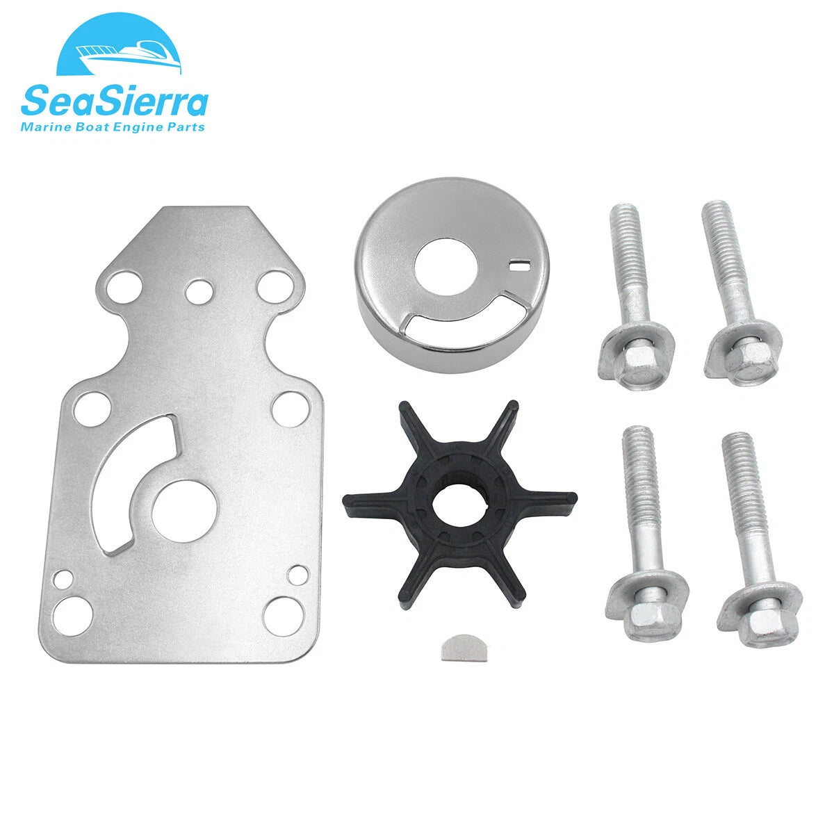 Water Pump Impeller Repair Kit for Yamaha F9.9 F15 T9.9 (1999–2023) 63V-W0078-01-00