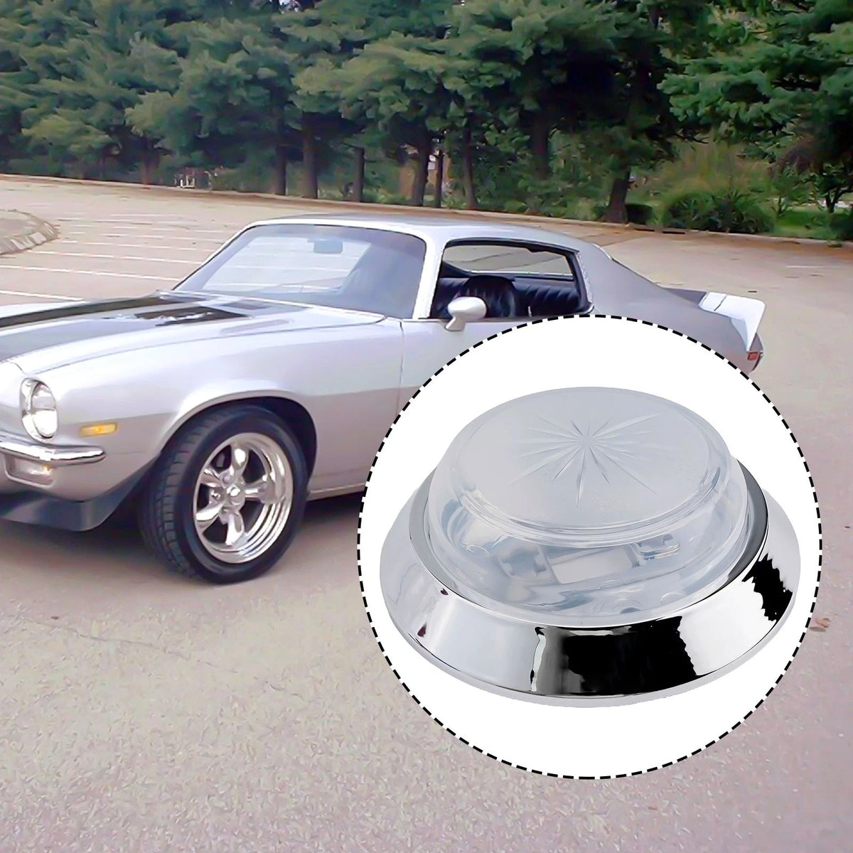 Dome Light Base Lens Cover for Chevy Camaro (1970–1981)