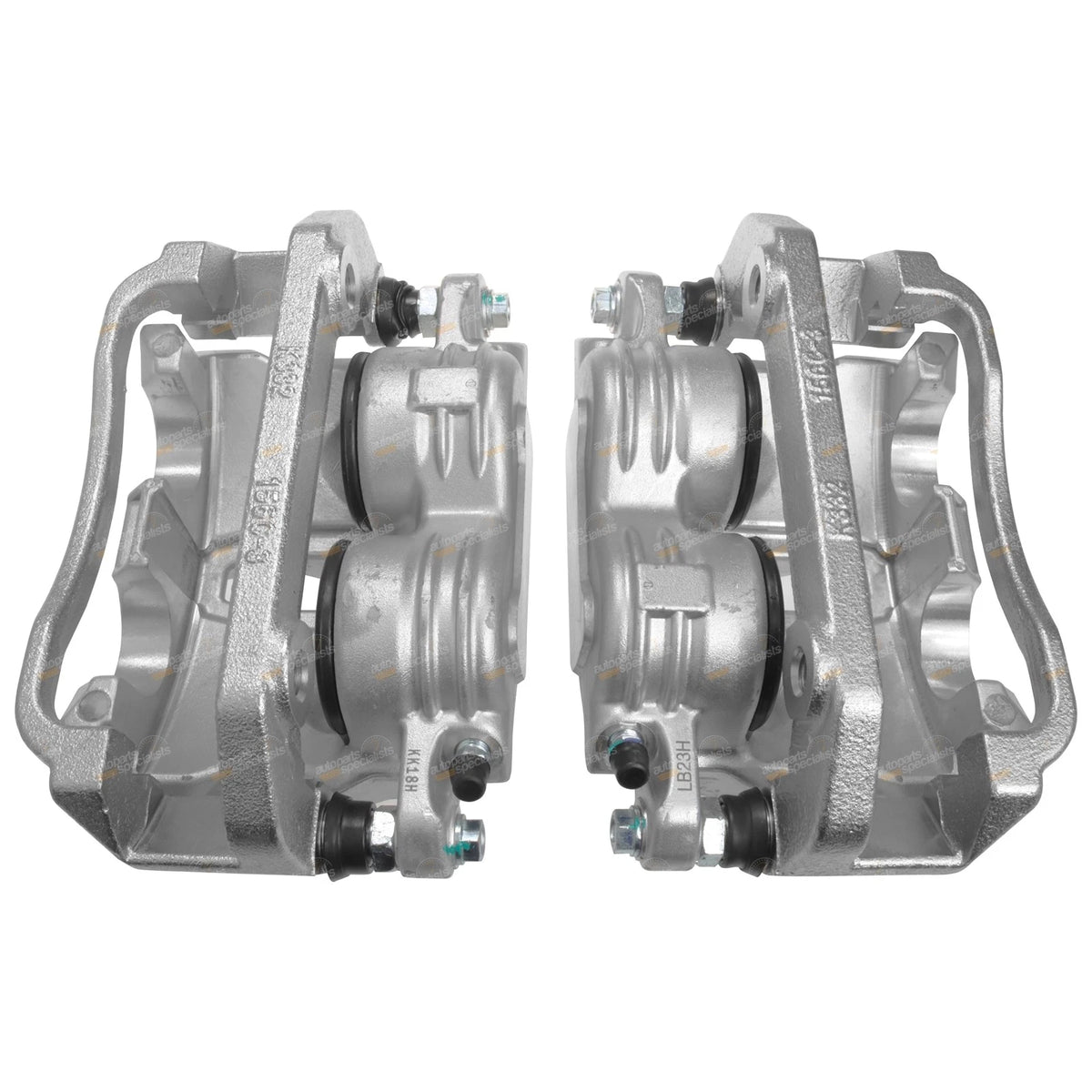 Set of 2 Front LH+RH Disc Brake Calipers + Pads for Ford Falcon AU (2000–2003)