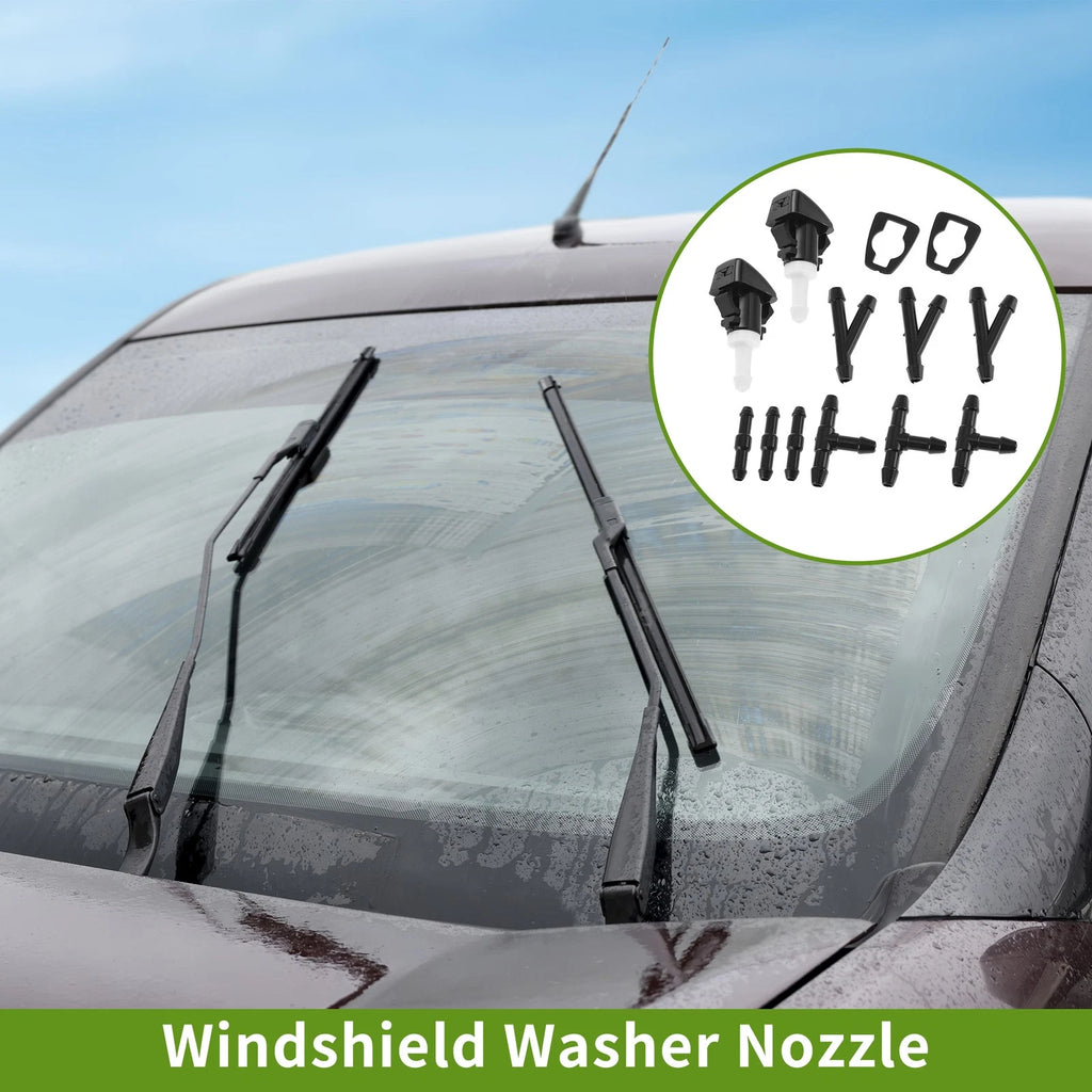 Windshield Washer Nozzle with Hose Connector for Dodge Ram (2002–2018)