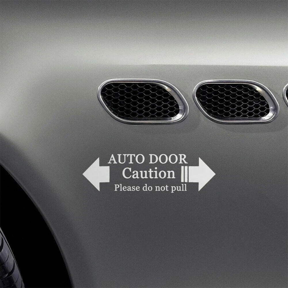 1PC Door Caution Decal Sticker for Universal Vehicles