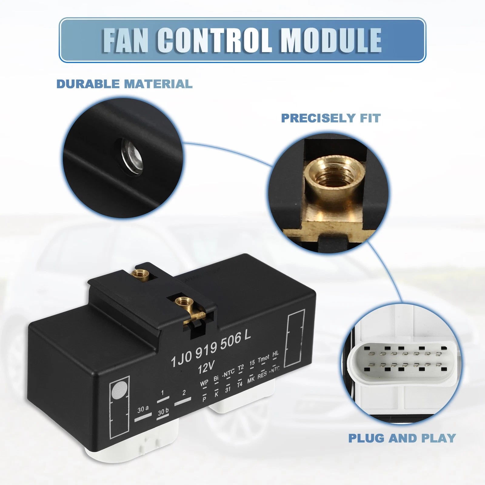 Radiator Fan Control Module for Volkswagen Golf (2008–2014)