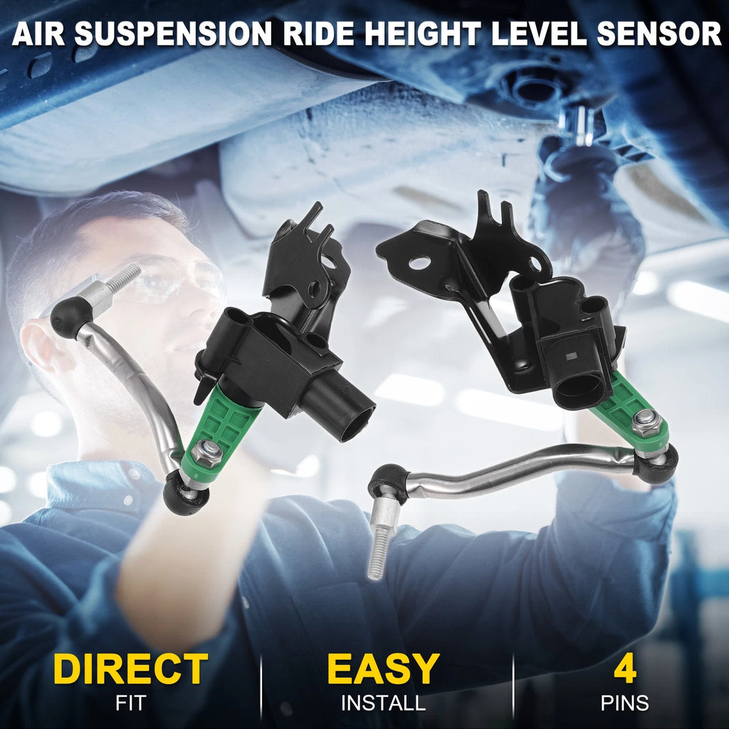 Air Suspension Ride Height Level Sensor Front 1 Pair for Audi A4 (2008–2015)