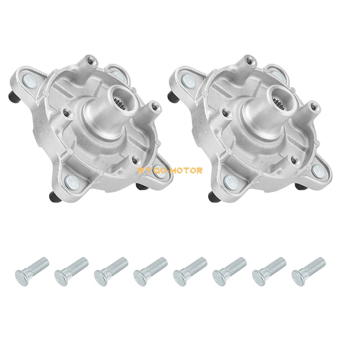2X Front Wheel Hub & Studs for Polaris Sportsman 300 400 4x4 (2008–2010) 5136296