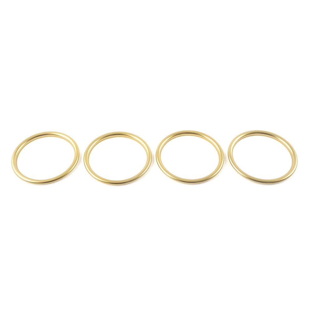Center Console Air Condition Vent Outlet Ring Cover Trim for Audi A1 S1 (2010–2018) - Gold