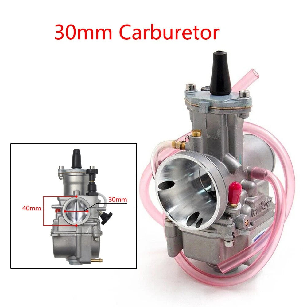 30mm Carburetor for PWK30 Keihin KOSO OKO Dirt Pit Bike ATV Go Kart
