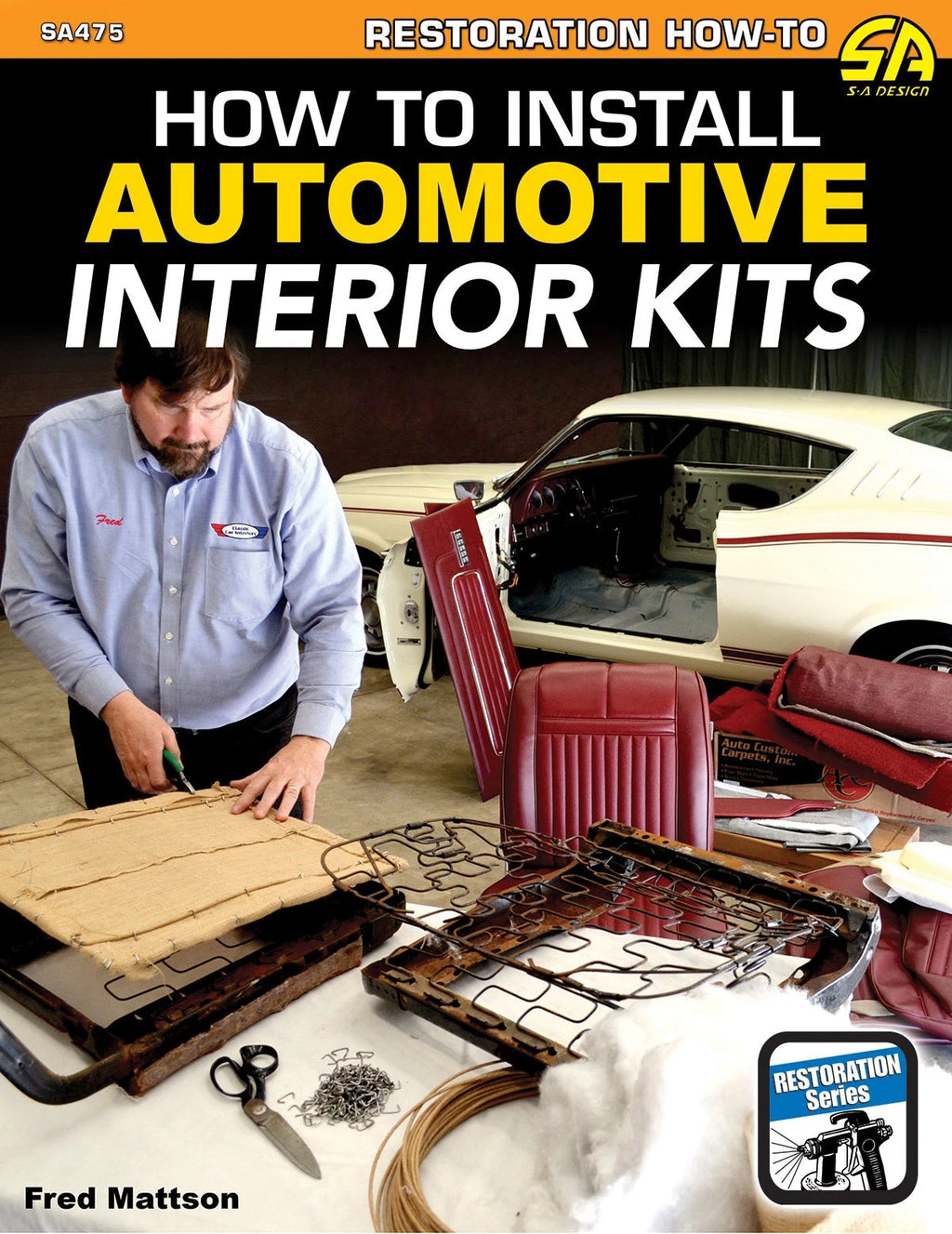 Classic Car Interior Restoration Kit for (2-Book Set)