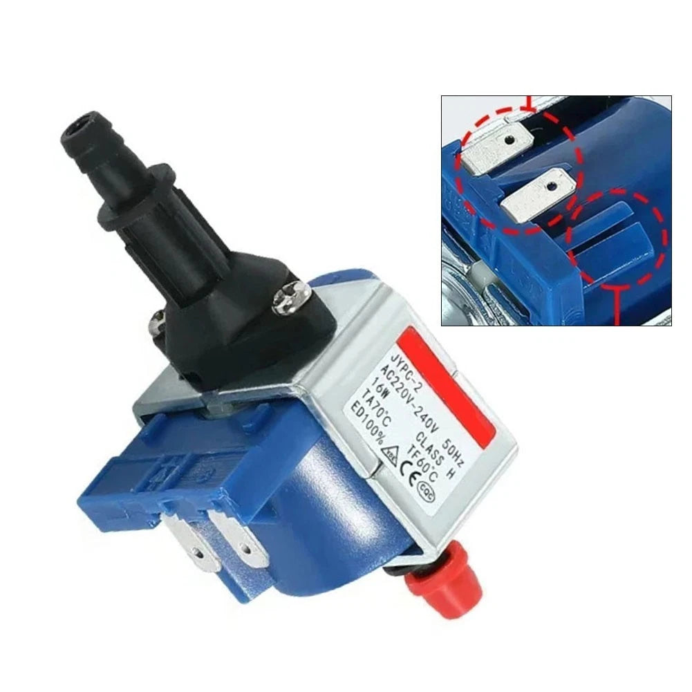 Solenoid Water Pump JYPC2 for Electric Irons, Steam Mops, Coffee Makers
