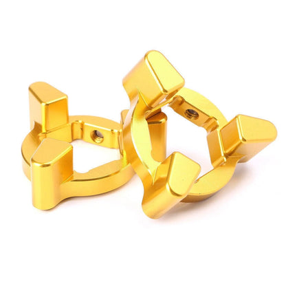 1 Pair Gold 19mm Blade Fork Preload Adjusters for Universal Motorcycle (50YF035)