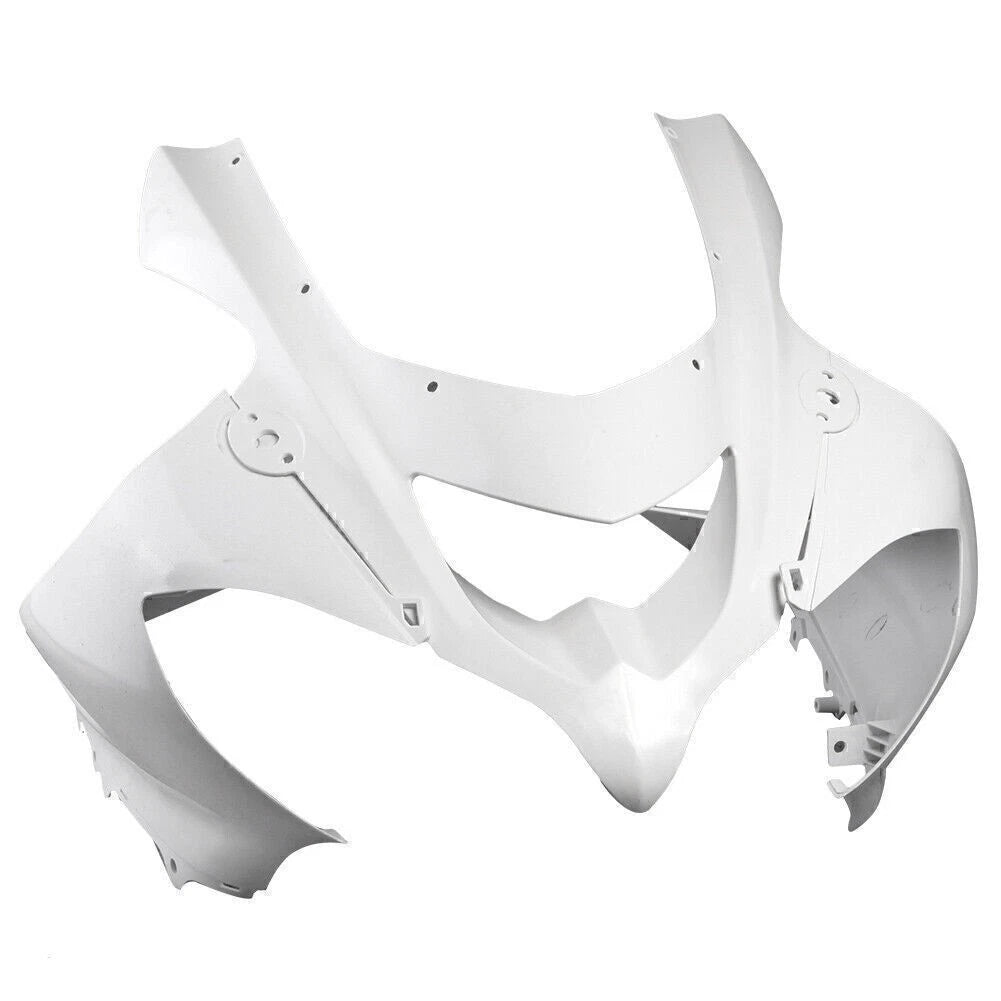 Unpainted White Front Nose Upper Fairing for Kawasaki Ninja ZX10R (2004–2005)