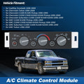 A/C Heater Climate Control Module Replacement for Chevy C K 1500 2500 3500 (2000–2006)