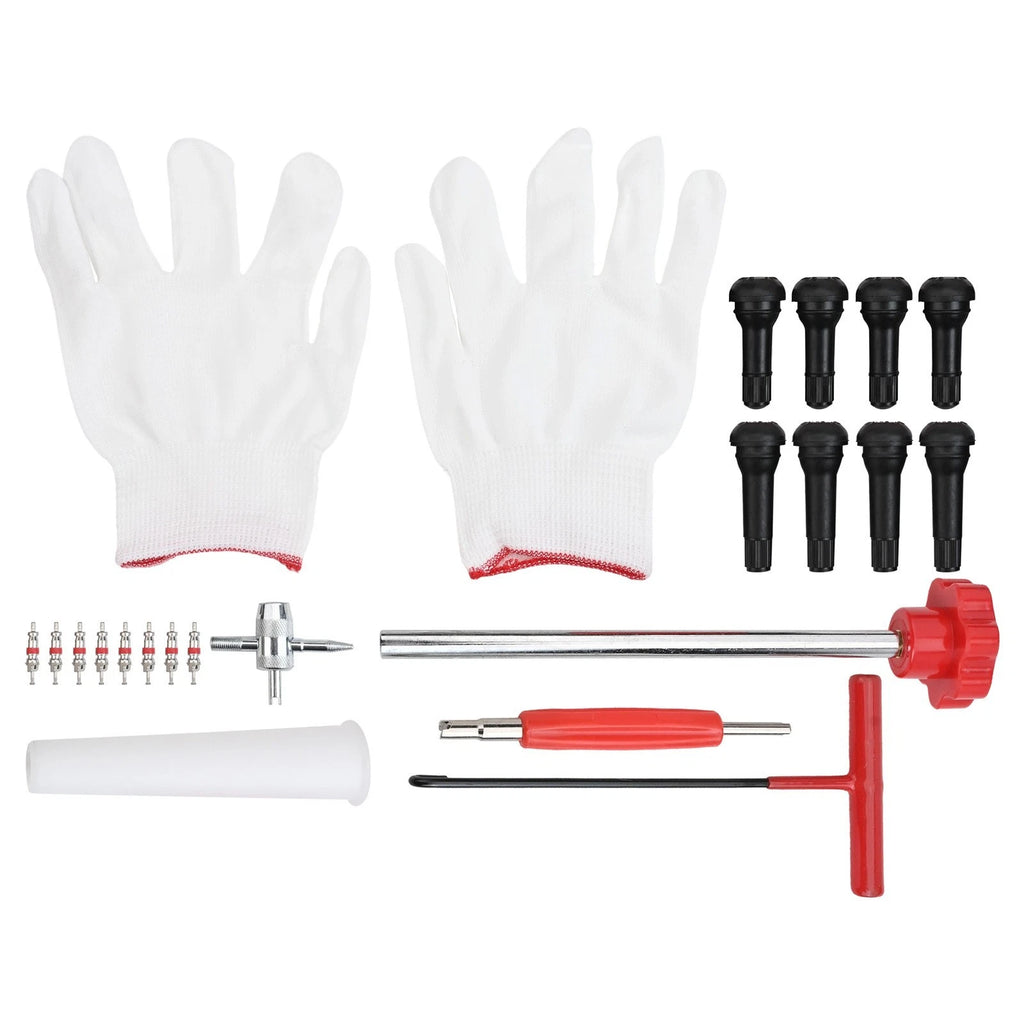 22-Piece Quick Change Tire Valve Tool Set for DIY Enthusiasts