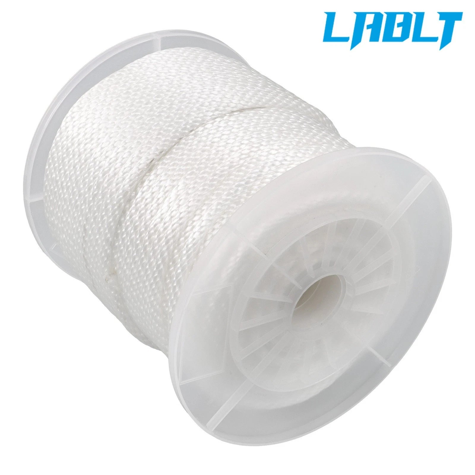 5/16 Inch Nylon Solid Braid Rope - Abrasion Resistant, Low Stretch (250ft)
