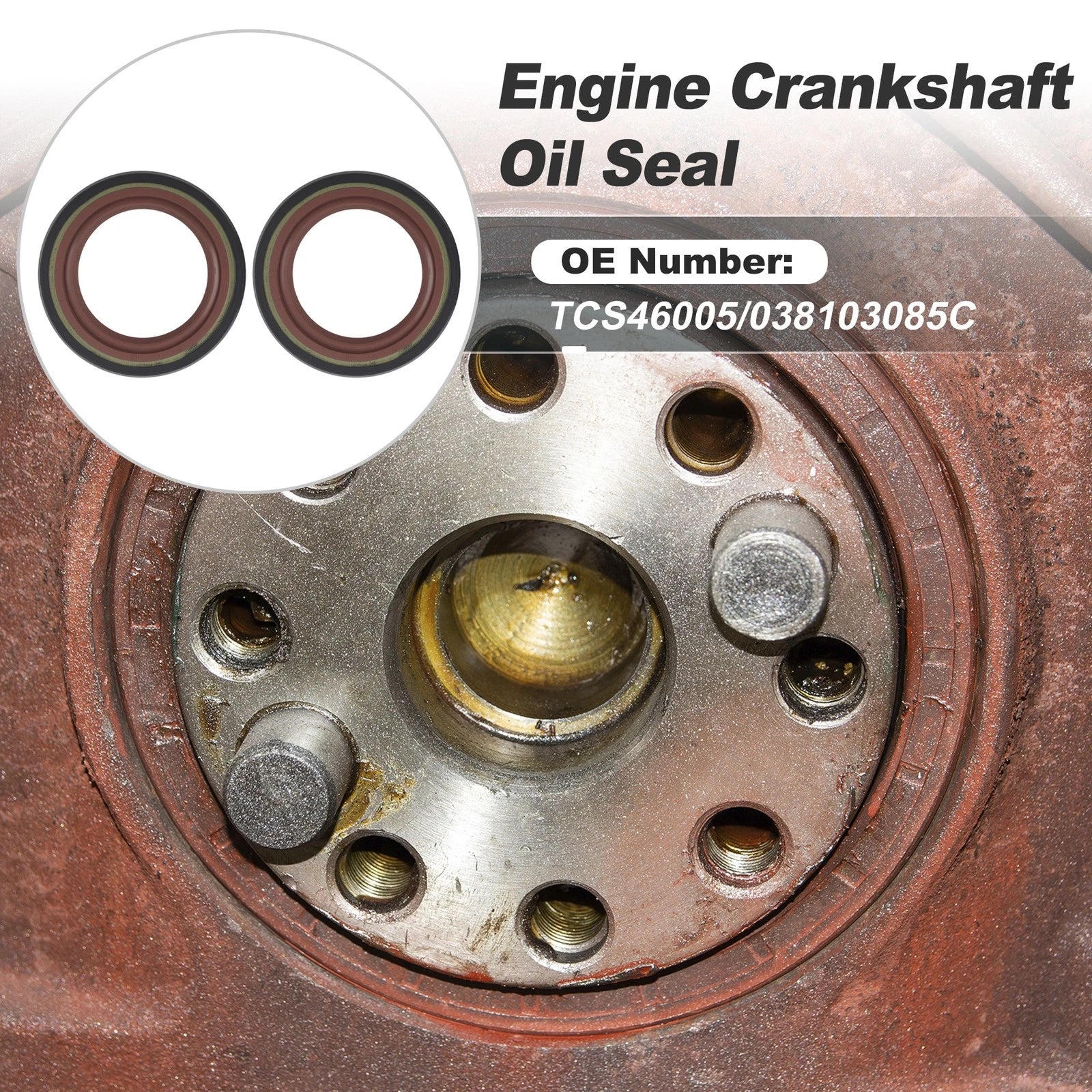 Engine Camshaft Seal Replacement for Audi A3 (2006–2008) 2.0L 2pc