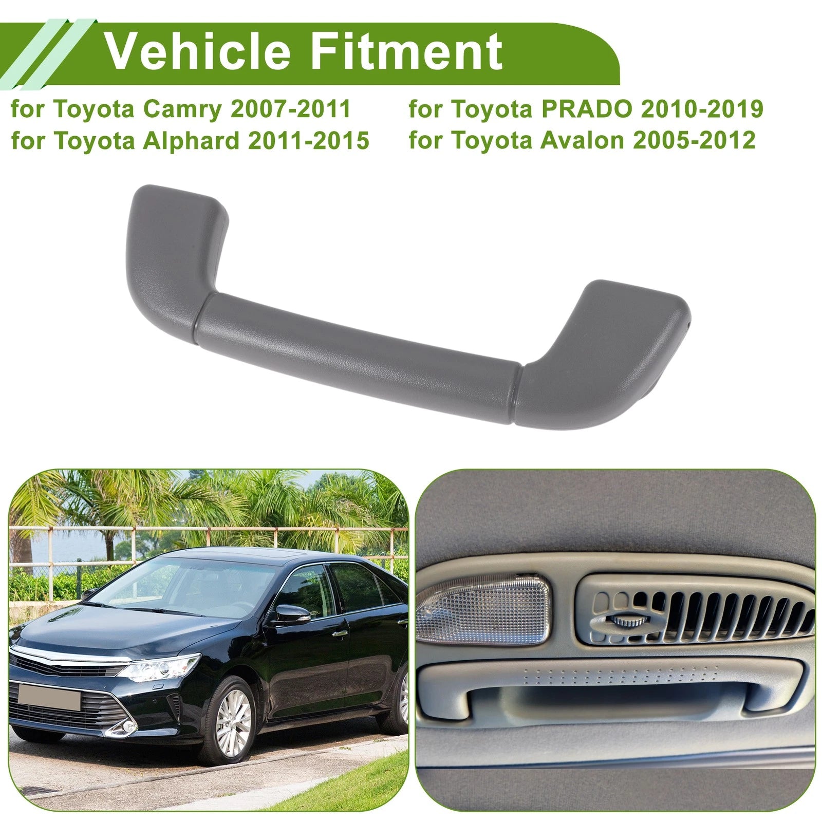 1 Pc A Pillar Grab Handle for Toyota Camry (2007–2011) Gray