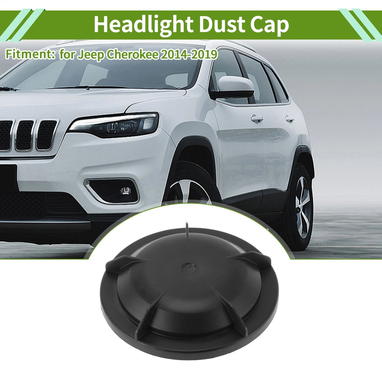 Headlight Dust Cap No. 68226782AA for Jeep Cherokee (2014–2019)