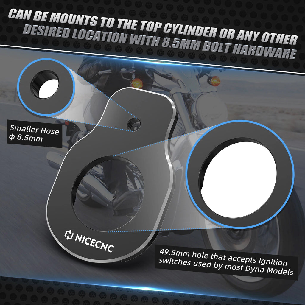 Ignition Switch Relocation Bracket for Harley Tri Glide Ultra (2014–2023)