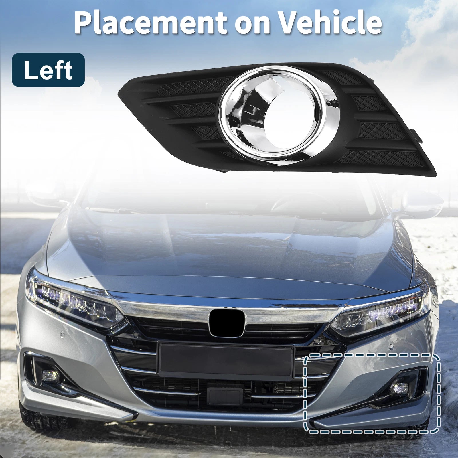 1 Pc Fog Light Grill for Buick Encore (2013–2016) No. 95470234
