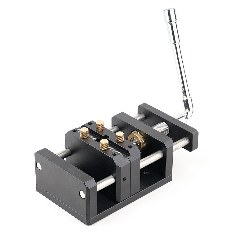 Self-Centering Vise for CNC Projects - Aluminum Alloy, Compact Design