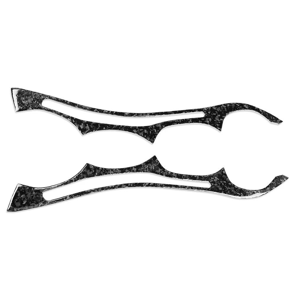 2X Front Headlight Eyebrow Eyelid Cover Trim for BMW 5 Series E60 (2004–2010)