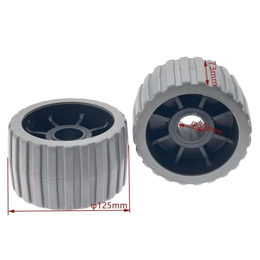 125mm Yacht Trailer Roller for Marine Use (Rubber, Plastic)