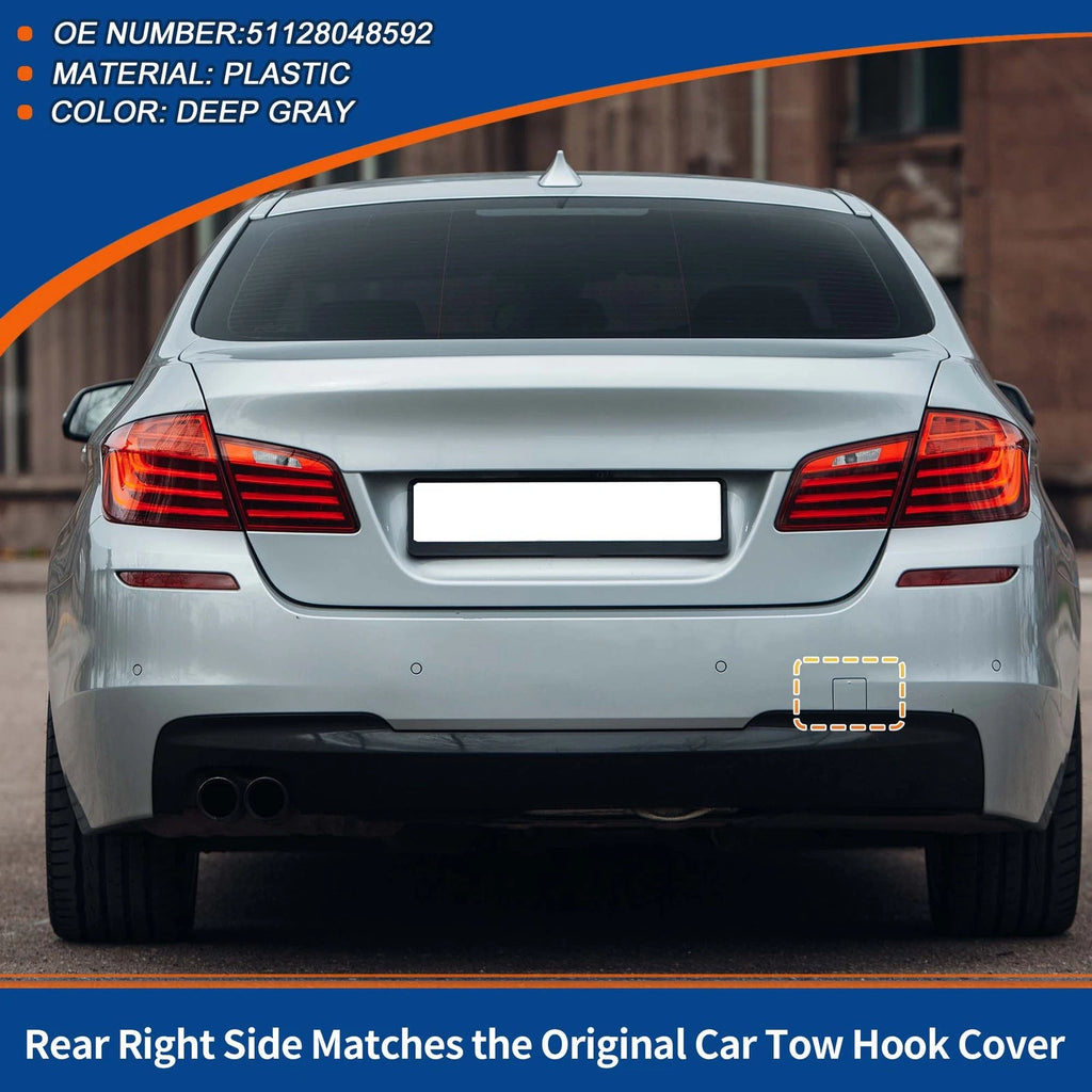 Rear Tow Hook Cover Replacement for BMW 5 Series F10 (2010–2017)