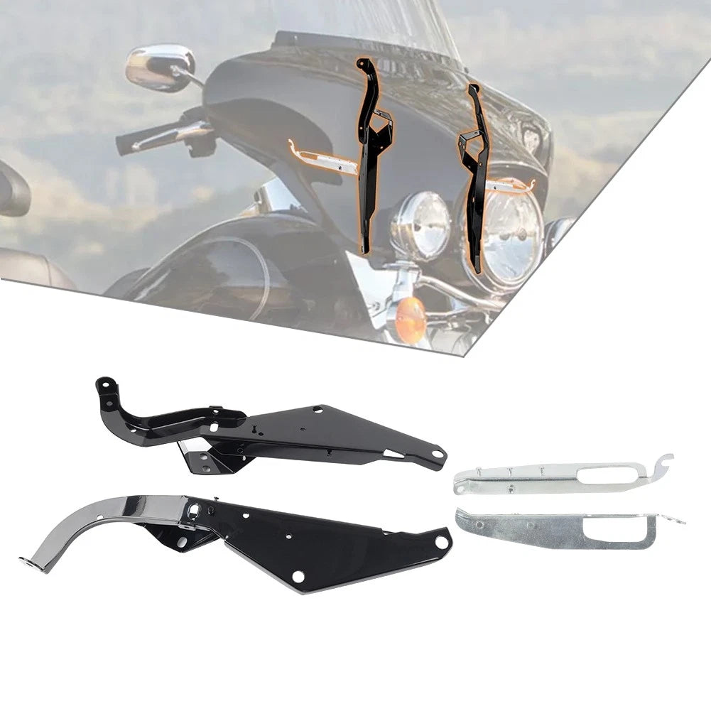 Inner & Outer Fairing Support Brackets for Harley Electra Glide, Street Glide (1996–2013)