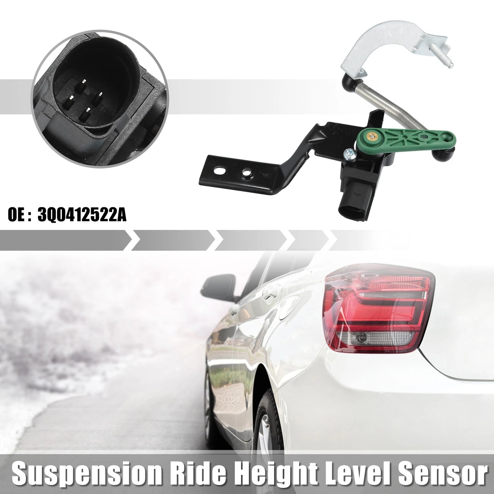 Front Right Height Level Sensor Replacement for Volkswagen Arteon (2019–2023)