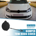 Front Bumper Tow Hook Cover Gloss Black for Volkswagen Golf 6 MK6 (2009–2014)