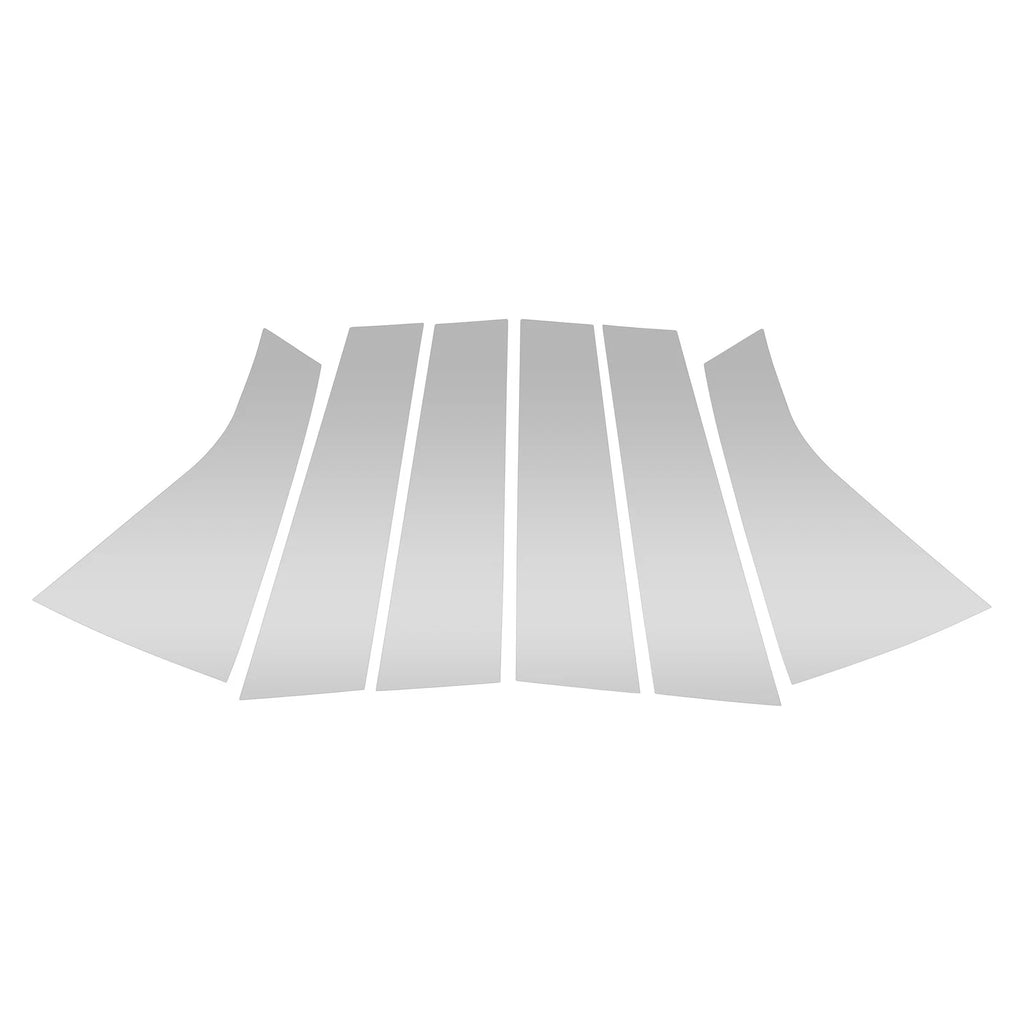 Pillar Window Trim 6 Pieces Replacement for Chevy Blazer (2019–2022) Silver