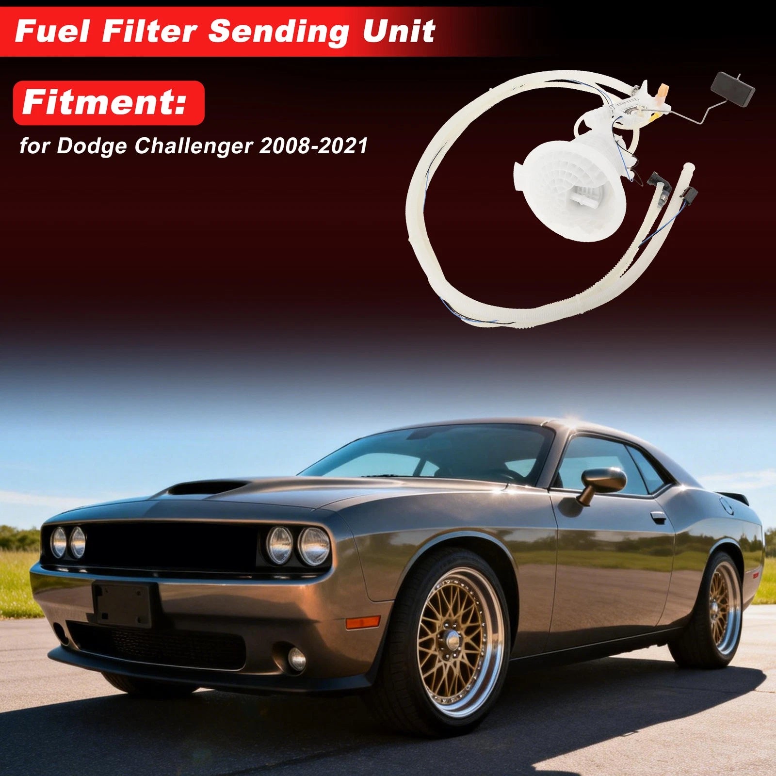 Fuel Filter Assembly for Dodge Challenger (2008–2021) Replacement OEM Style