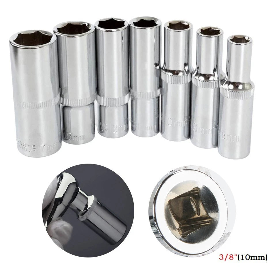 Deep Socket Adapter for Professional Use (Chromium Vanadium Steel)