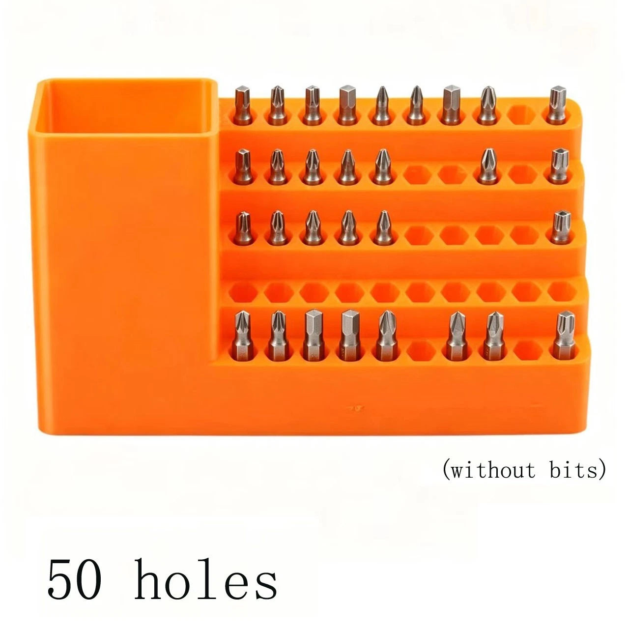 Wall Mounted Heavy Duty Pegboard Organizer for Tool Storage (50 Holes)