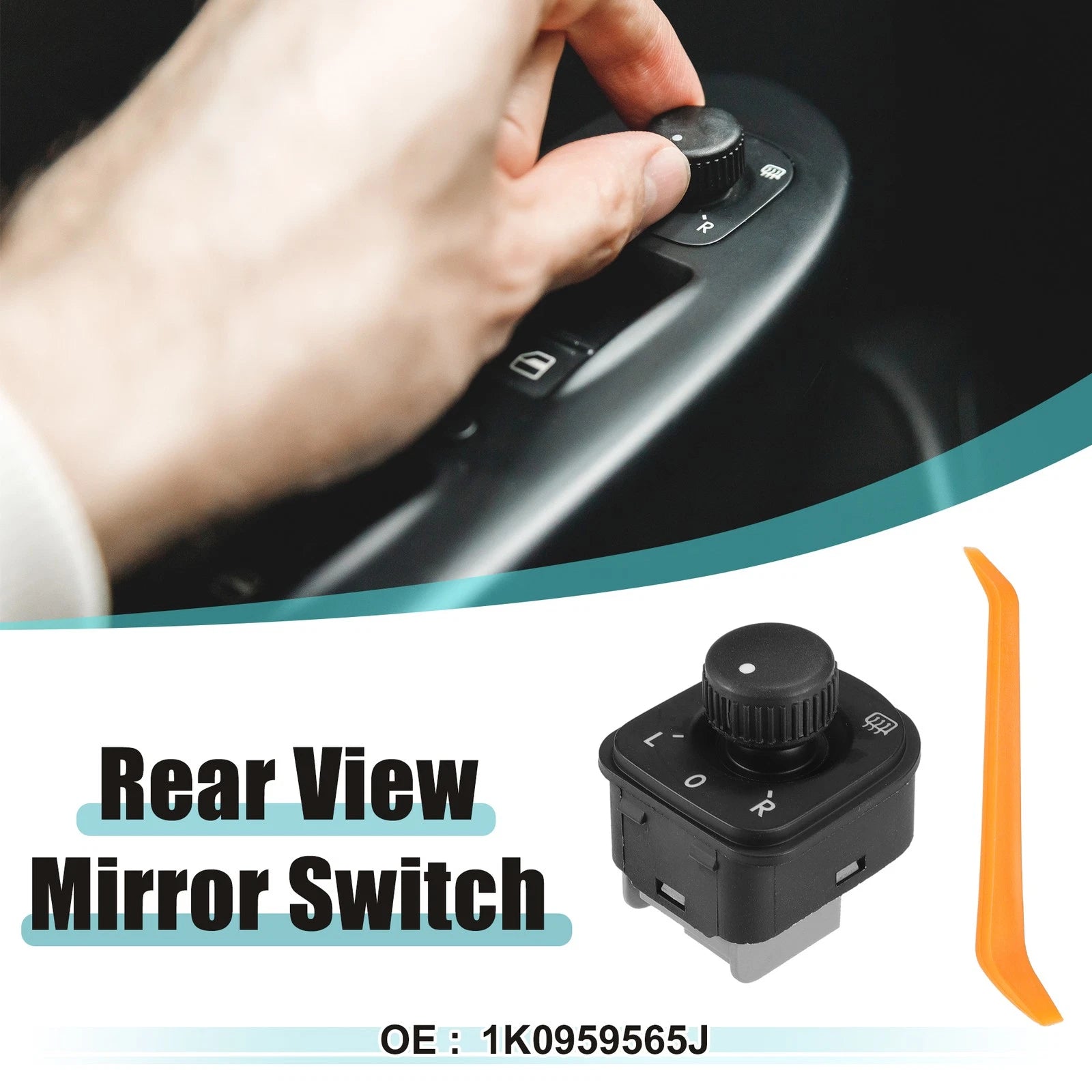 Set Rear View Mirror Remote Control Switch Replacement for Volkswagen (2009–2015)