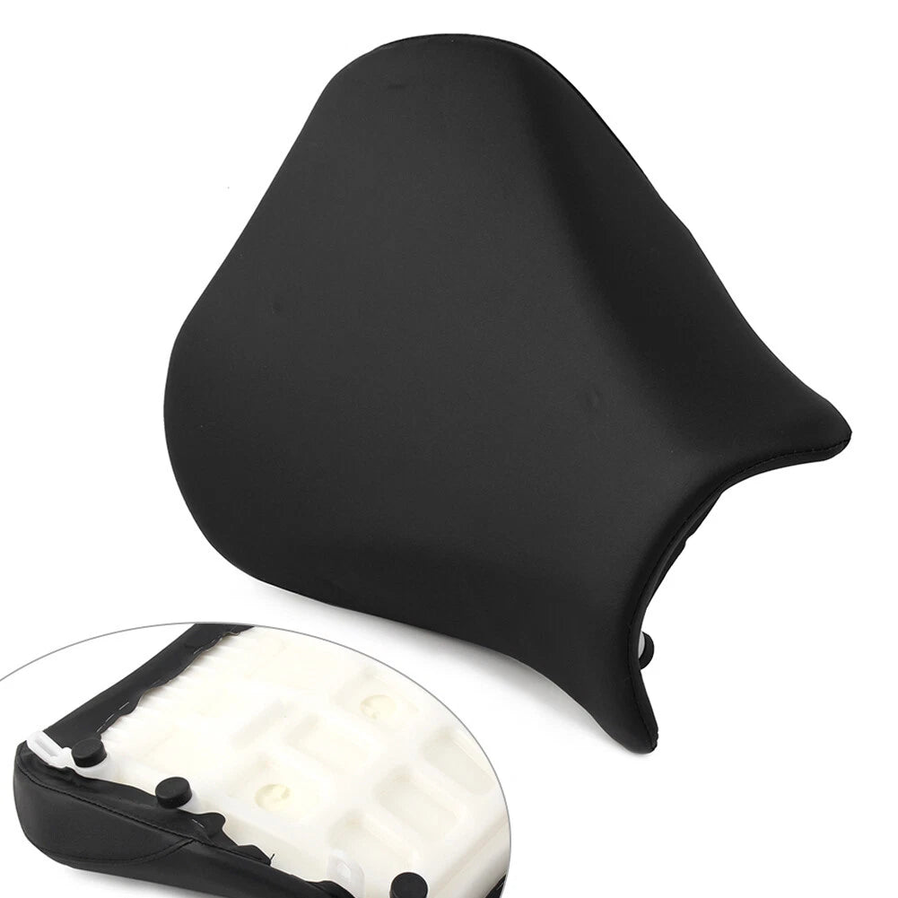 Leather Front Driver Rider Seat Cushion Black For Suzuki GSXR1000 2017-2022 K17