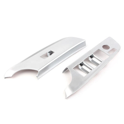 Front Window Switch Plate Trims for Toyota Sienta (2016–2018) ABS