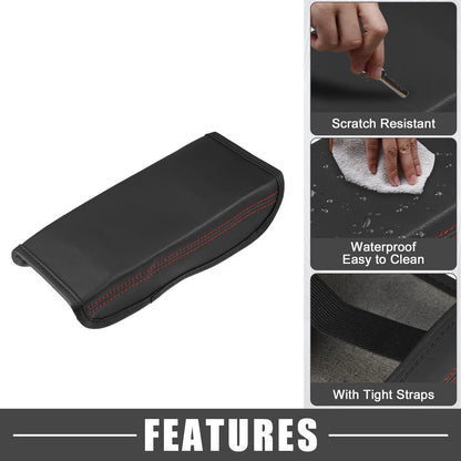 Center Console Armrest Cover for Hyundai Tucson (2016–2021) Black Red