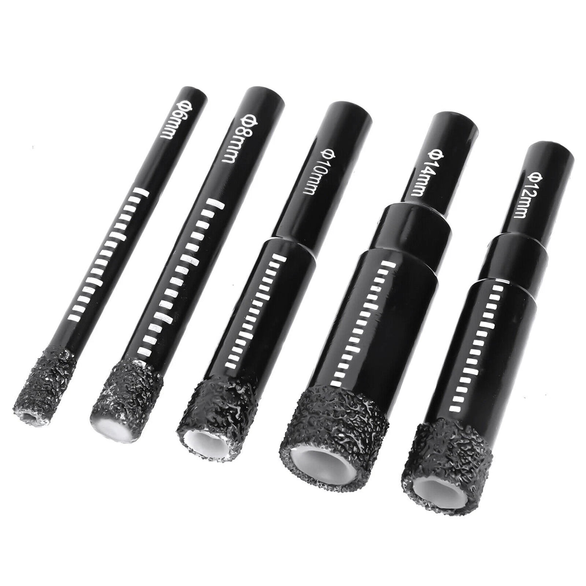 Diamond Drill Bits for Porcelain Granite Tile Ceramic (Set of 5)