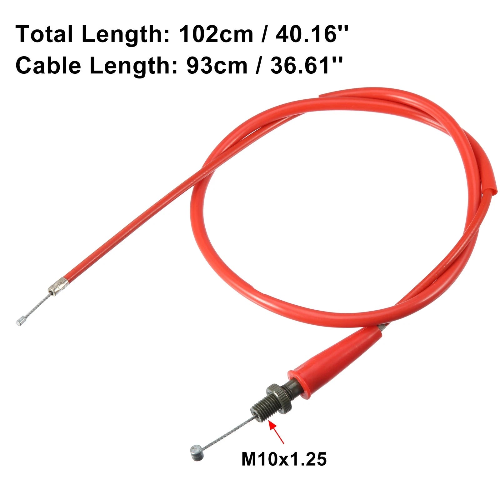 Throttle Cable Replacement for 50cc 70cc 90cc 110cc ATV Bike (Red) (2024–2024)